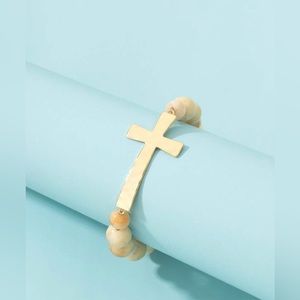 NWT Cross Beaded Bracelet